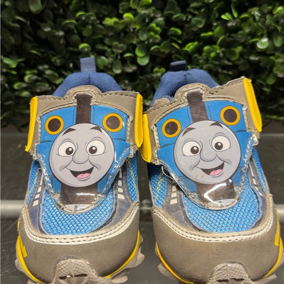 Thomas & Friends Other - Thomas & Friends Blue and Yellow Kids' Sneakers with Character Face